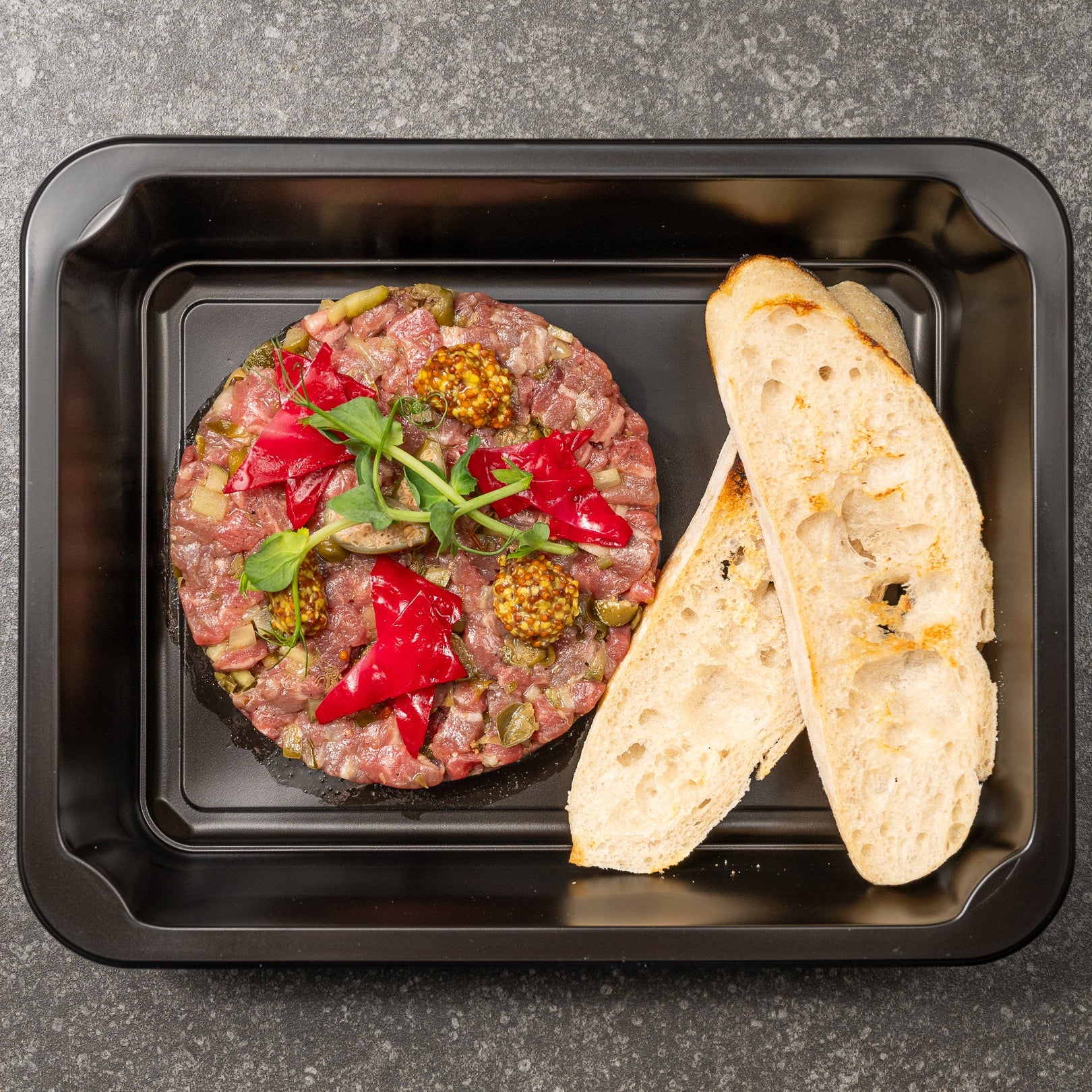Beef fillet tartare