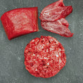 Filet pieces cut for tartare 250g