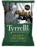 Tyrrell's čipsi ar sāli un etiķi 150g